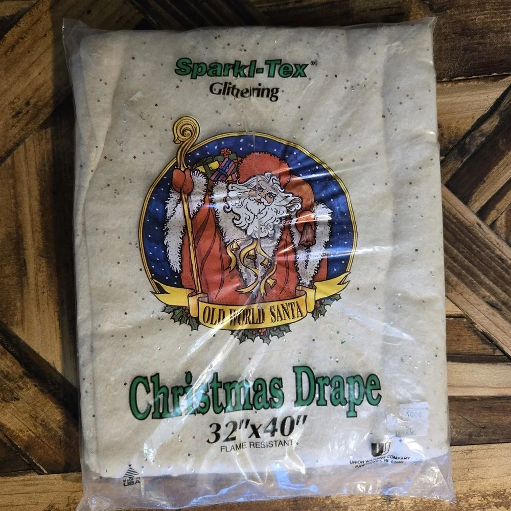 NEW Vintage Sparkle Christmas Drape Sparkle 32
